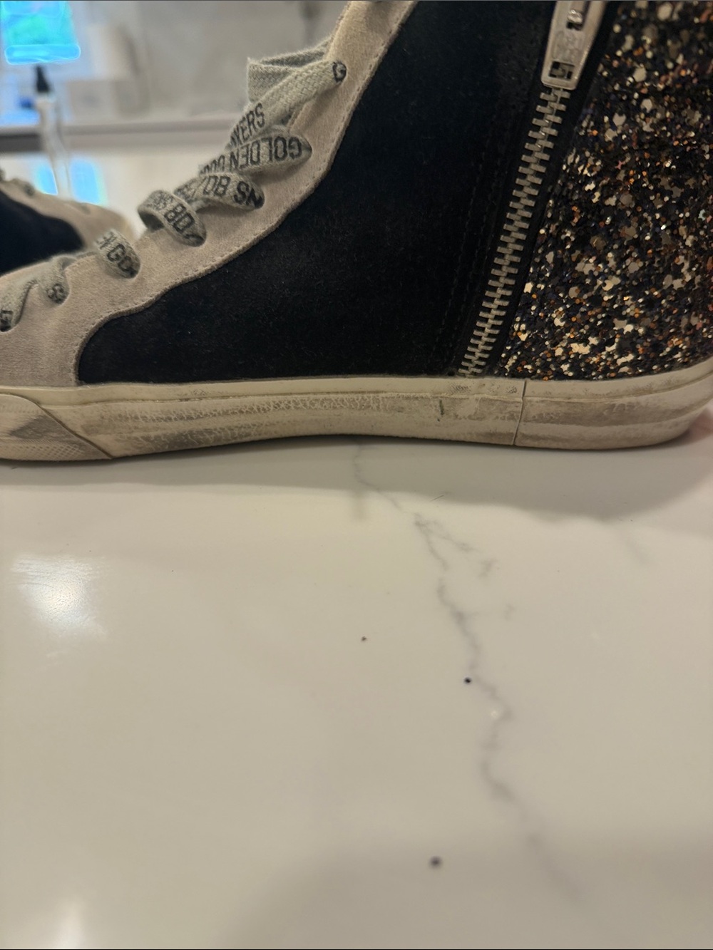 Golden Goose Hightop Sneakers Size 38 - Picture 6 of 6